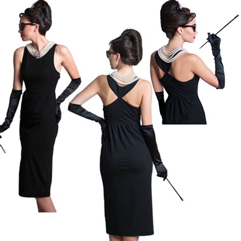 breakfast at tiffany's black dress replica